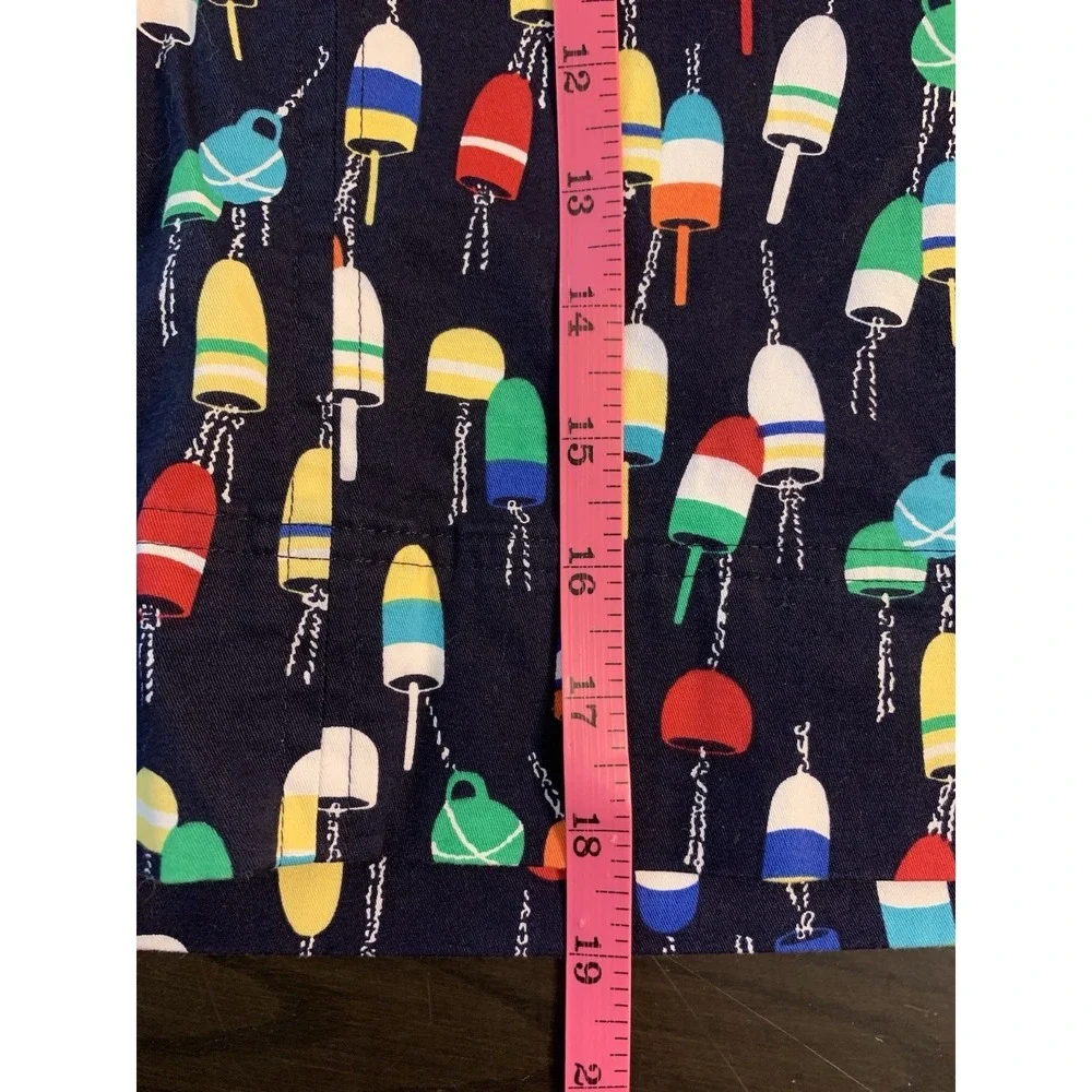 Talbots Lobster Pot Buoy Print‎ Pencil Skirt 6P Petites Novelty Preppy Coastal